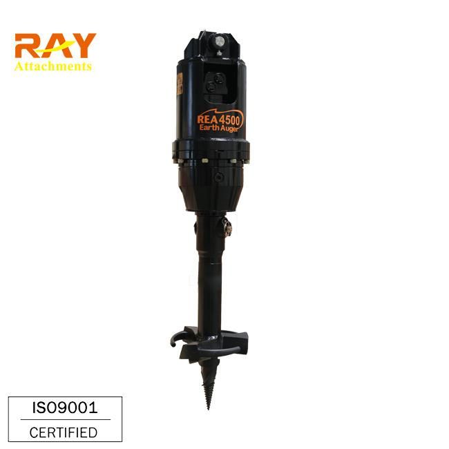 Factory Wholesale Hard Frozen Soil Hydraulic Post Hole Digger Machine for Skid Steer Loader