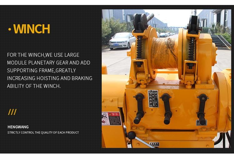 160m Deep Hydraulic Diesel Two Wheels Water Well Drilling Machine