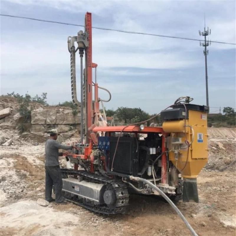 Portable Ground Air Hydraulic Crawler Mining Borehole Drilling Rig Machine