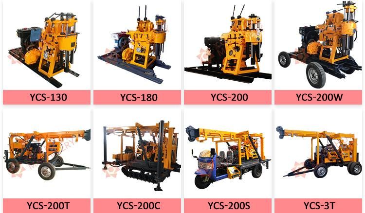 Hydraulic Rock Trailer Mount Drill Rig Portable Rock Water Drilling Machine Water Well Borehole Drilling Rig