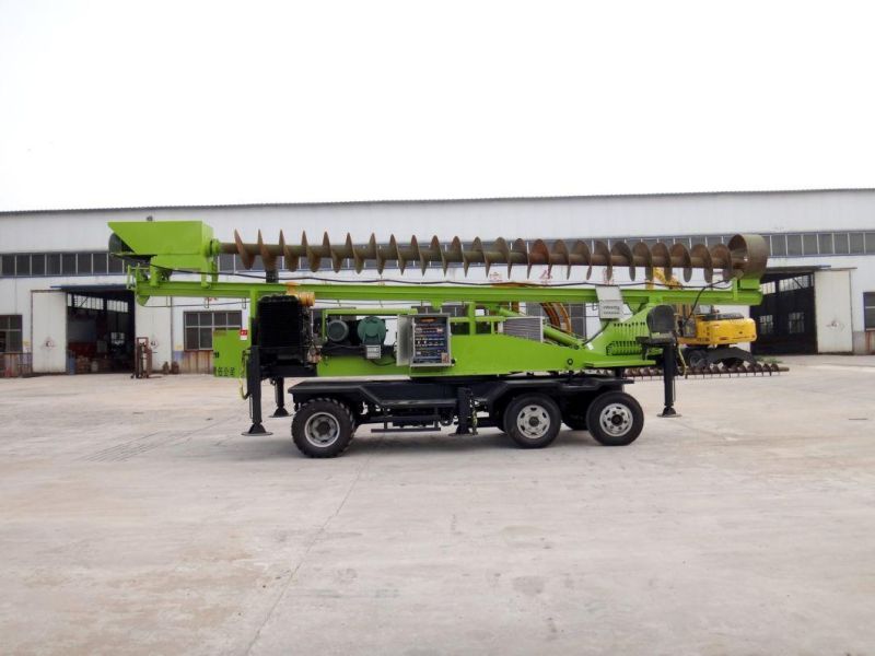 Factory Manufacturer Wheeled 360-8 Hydraulic Rotary Drilling Rig Pile Driver