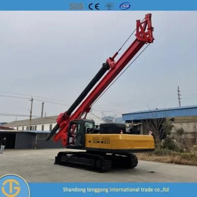 Dr-130 Piling Driving Small Portable Hydraulic Auger Driver Portable Drilling Rig