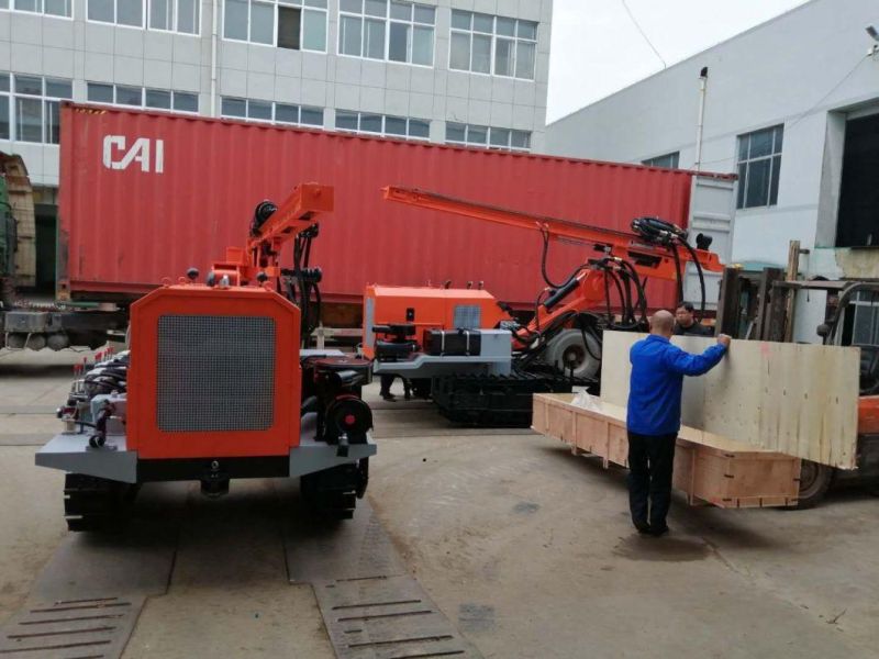 China Factory Sale Hydraulic Portable DTH Water Well Drill Machine Rig G140yf