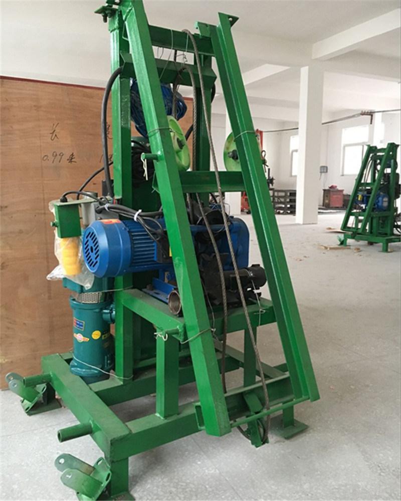 100m Small Portable Diesel Water Well Drilling Rig