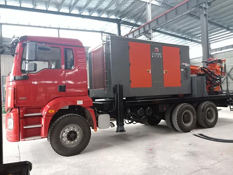 300m Depth Truck Mounted DTH Oil Mine Drilling Rig