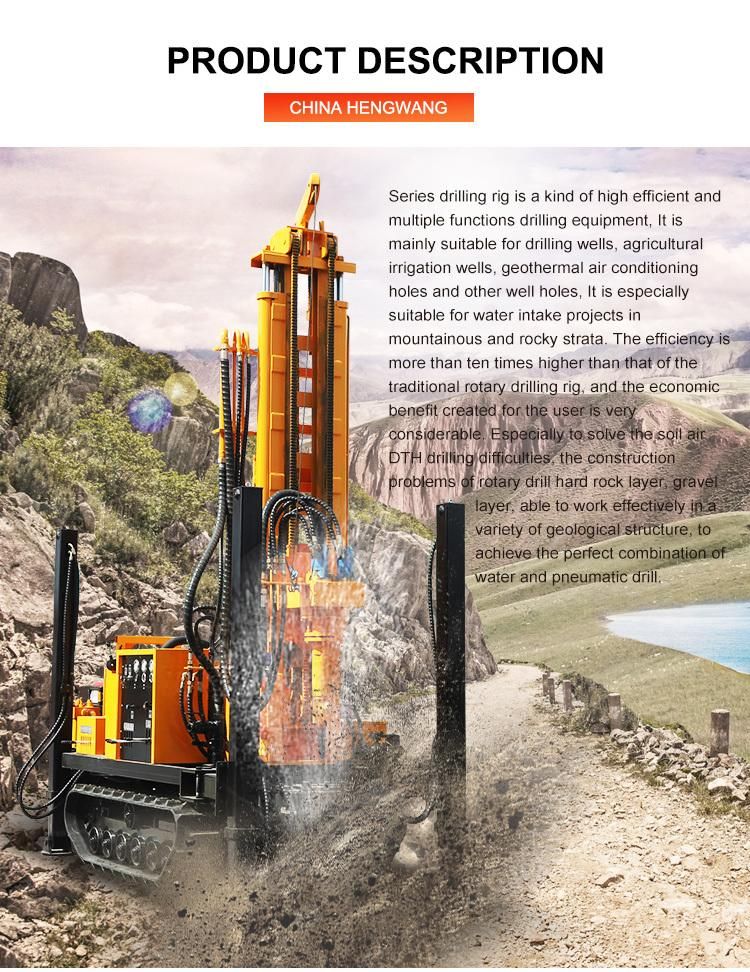 Good Price Air Compressor DTH Boring Rig Water Well Bore Well Drilling Machine Price