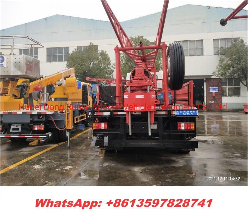 150m 4X4 Double Cabin Drill Truck DFAC