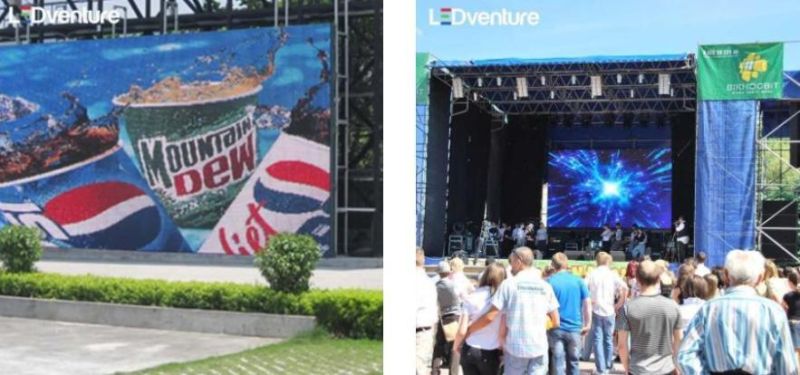 Outdoor P3.9 LED Display Screen Full Color Rental Video Panel for Stage Background