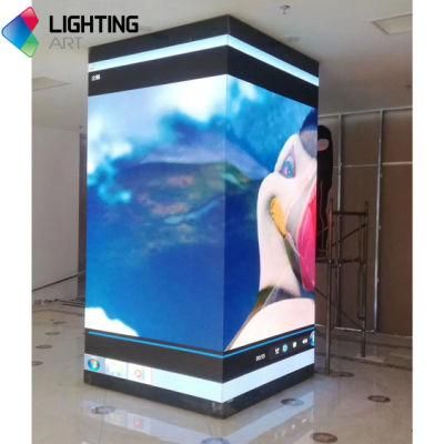 P5 P8 P6 Advertising Display 90 Degree Angle Waterproof Back Maintenance Wall Screen SMD RGB Outdoor Digital LED Billboard