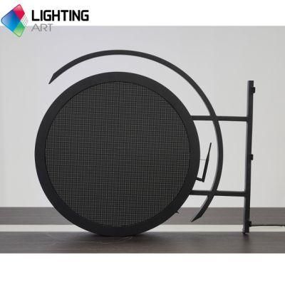 Double Sided Round Logo Shape Outdoor Waterproof LED Display Screen P4.68