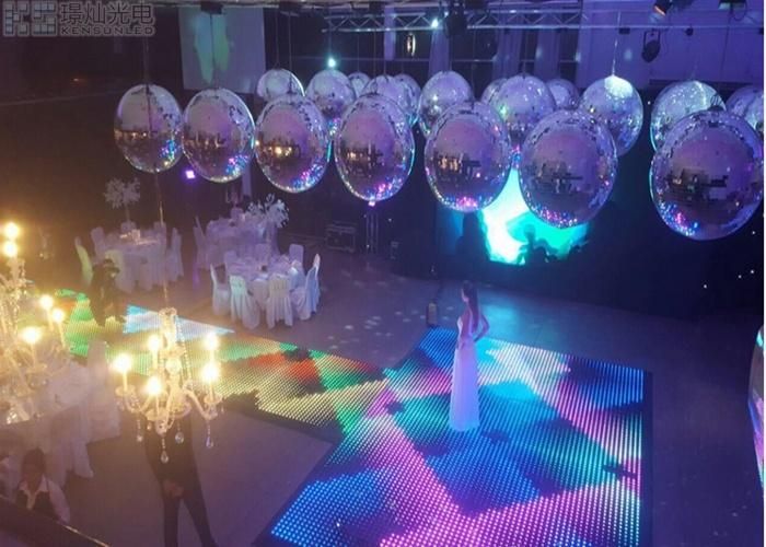 Cheaper Price 3D Mirror LED Dance Floor 500X500mm LED Cabinet