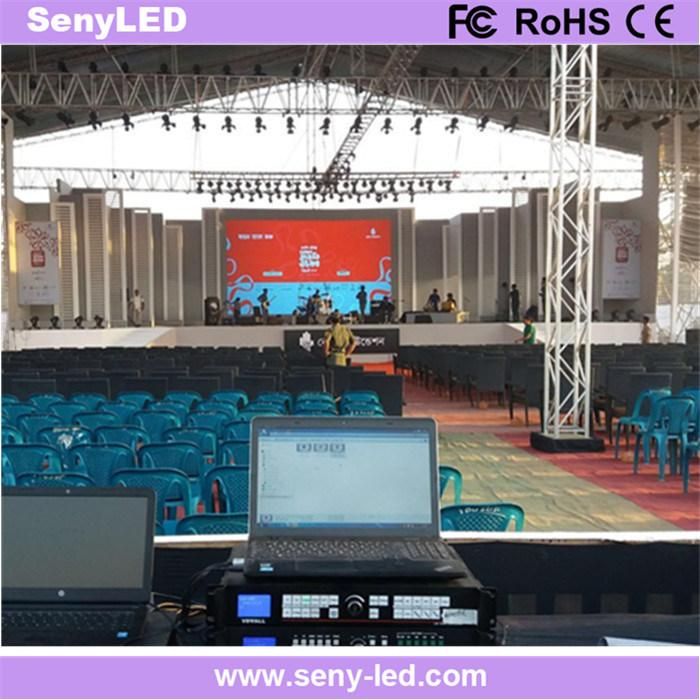 Indoor/ Outdoor 4.81mm Full Color Video Advertising Wall LED Display for Stage Performance