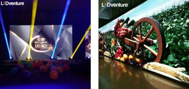 Full Color Indoor P2.6 Advertising Digital Display Rental LED Video Wall for Stage