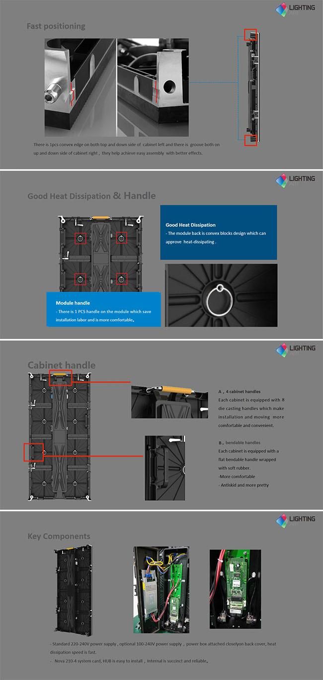 Full Color LED Display HD Outdoor Rental LED Screen P3.9 P4.8 P5.9 P6.2 Stage