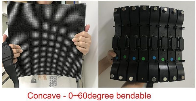 Outdoor P3.81 Flexible Ring Cylindrical Waterproof LED Display Soft Module