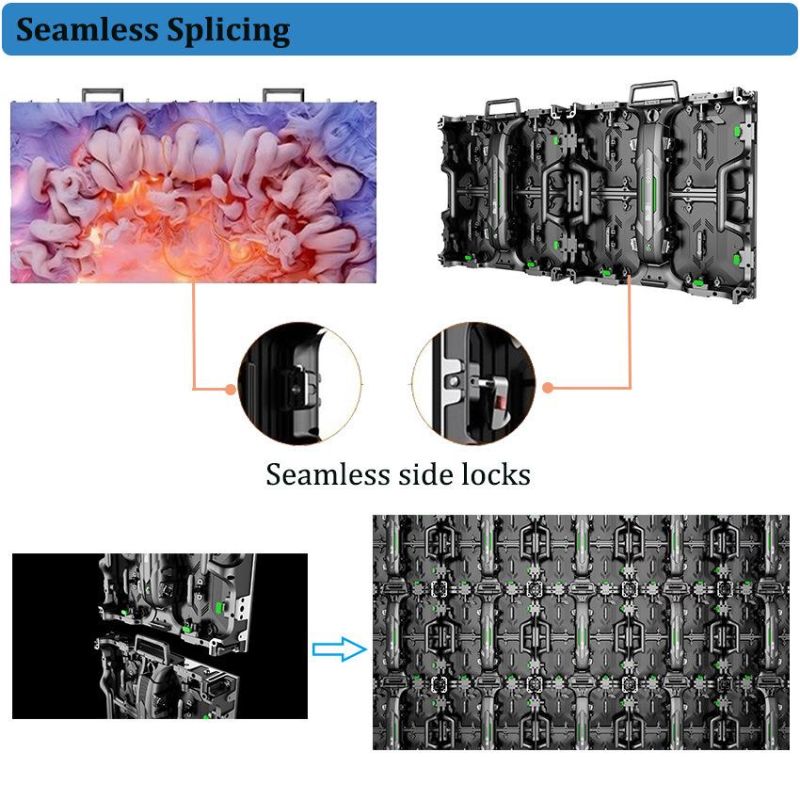 6500-9500K RoHS Approved Fws Cardboard, Wooden Carton, Flight Case Module LED Display