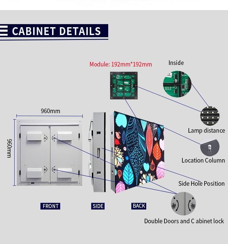 P4.81 2.5K Stage Panel Billboards Indoor Outdoor LED Display Screens