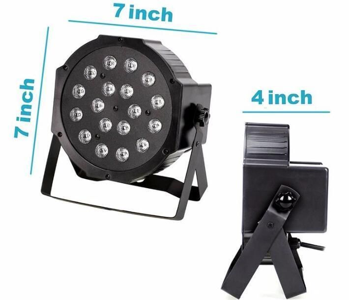 Wall Washer Spot 18X3w DJ Disco DMX512 Stage Lighting RGB LED PAR Lights Party