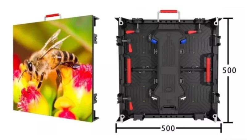 50, 000h RoHS Approved Fws Cardboard, Wooden Carton, Flight Case Indoor LED Screen Display