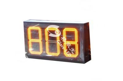 Free Standing Petrol Station Pillar Price Signboard LED Equipment Gas Station Pylon Sign