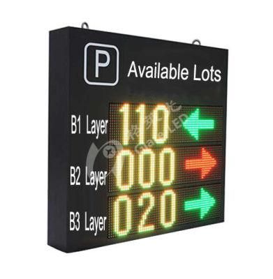 P10 Custom Made LED Parking Lot Counter Display Parking Display