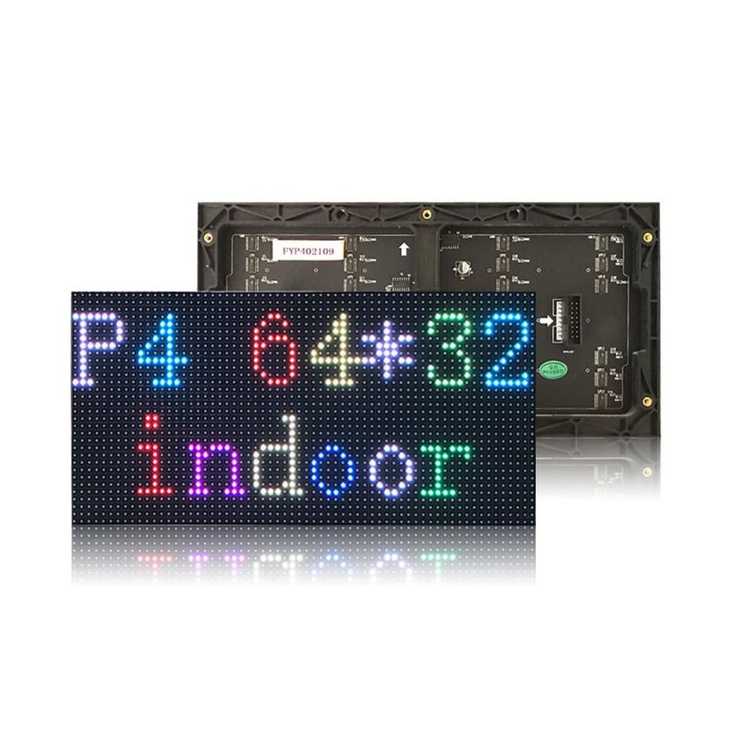 Stock 30′′x5′′ High Quality Nationstar Gold Wire Chip P4 Indoor LED Sign Huidu Control System