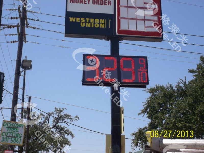 Mexico Outdoor LED Gas Price Digital Sign LED Gas Station Price Display