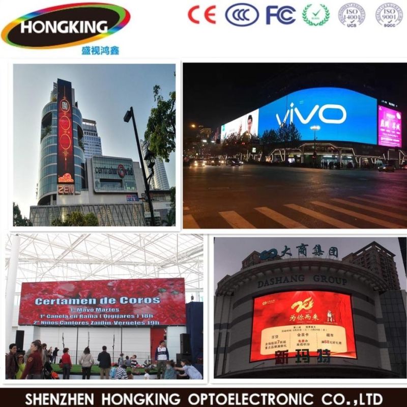 P10 Full Color Outdoor Advertising Display Screen LED Video Wall