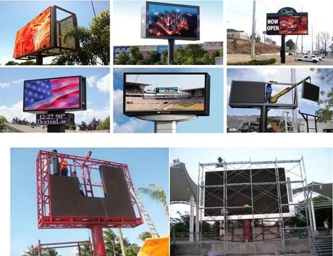 P10 DIP Outdoor Waterproof Full Color 160*160mm LED Display Screen Module