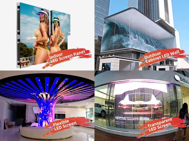111111 DOT/M^2 CCC Approved Fws Cardboard, Wooden Carton, Flight Case Foldable Display LED Screen