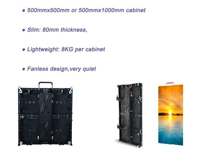 RGB TV Advertising Full Color HD Rental LED Display Indoor P4.81 P3.91 P2.5 LED 4K Display Screen