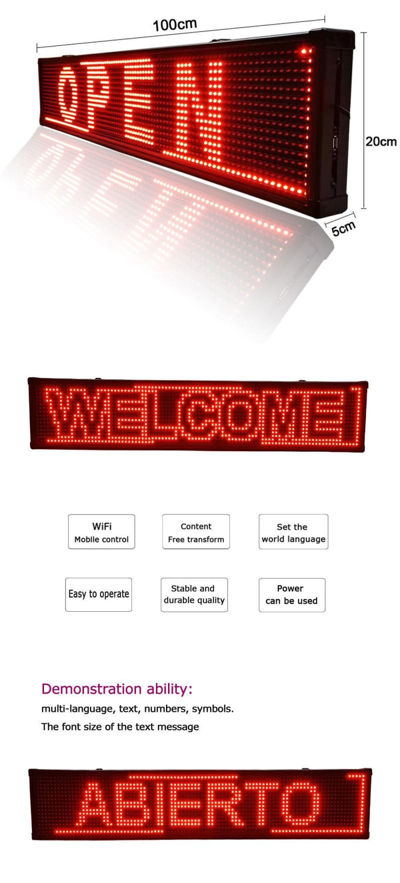 Specializing in The Production of LED Electronic Display Information Board