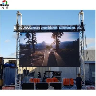 HD IP65/IP54 P4 Rental Outdoor LED Display with Video Wall