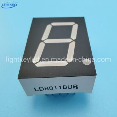 0.8 Inch Single Digit 7 Segment LED Display with Rt Hand Decimal From Expert Manufacturer