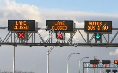 Toll Station Lane Control Traffic Signal Light