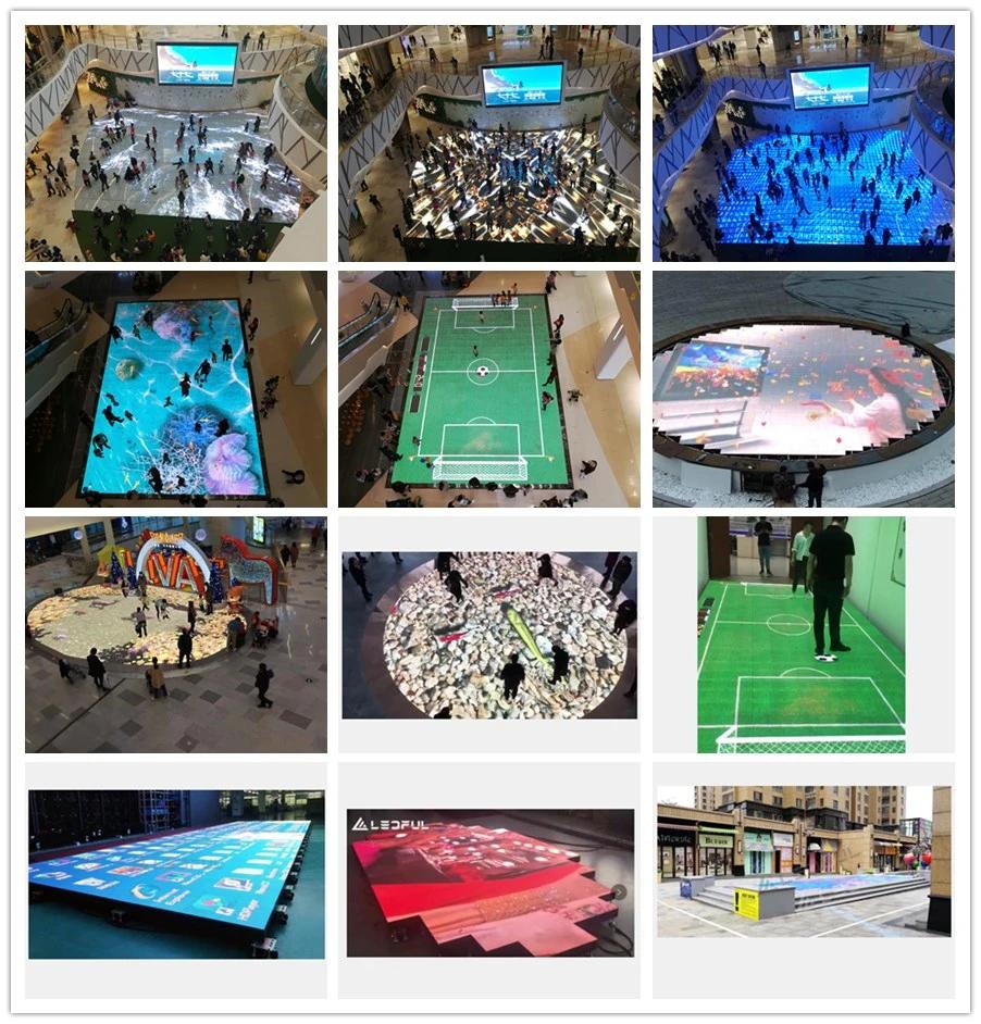 Outdoor P6.2mm High Load Bearing LED Floor Display