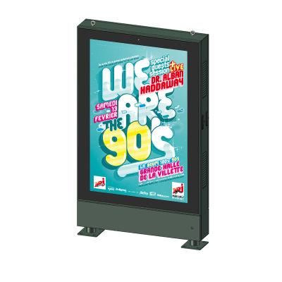 Outdoor P8 LED Screen Mupi Light Box