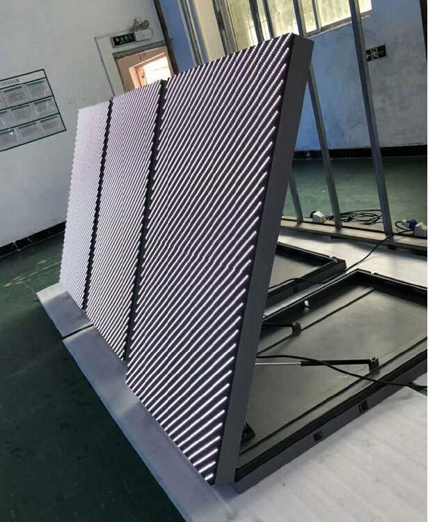 750X750mm P3.91 Outdoor LED Display Flip up Front Service Screen