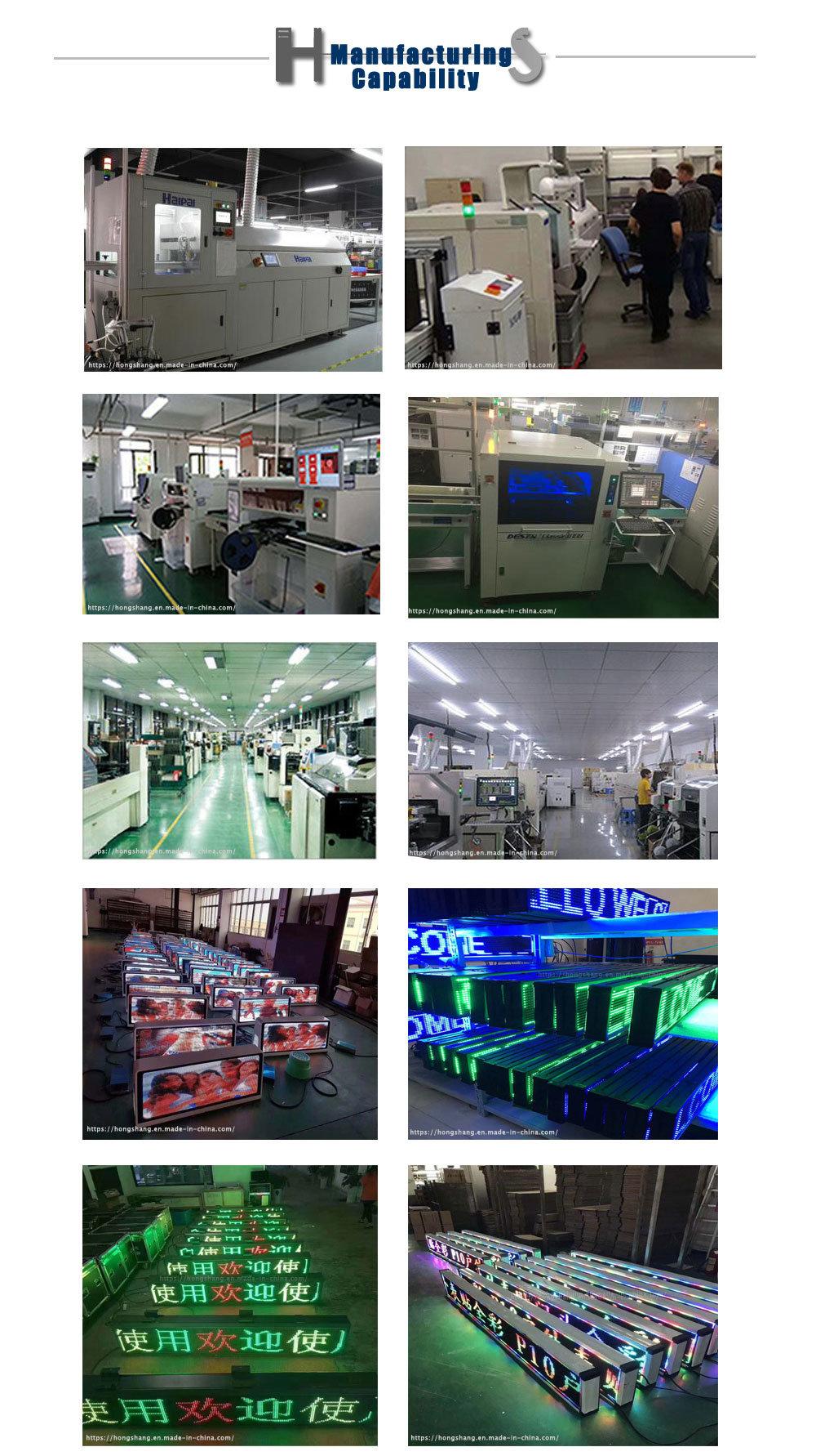 White Color Outdoor Waterproof LED Module Advertising Text LED Screens