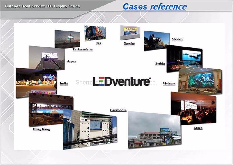 P5 P6 P8 P10 Full Color Outdoor Advertising LED Video Wall