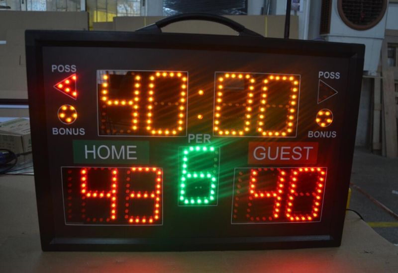 LED Handball Scoreboard Outdoor LED Scoreboard 24s Electronic Scoreboard Price