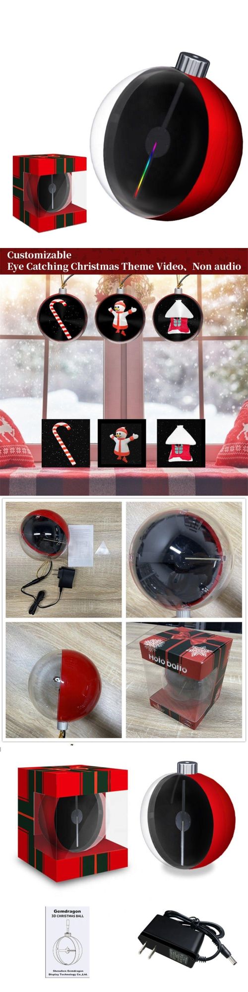 Advertising Screen Holographic Projection 3D Hologram Display LED Fan