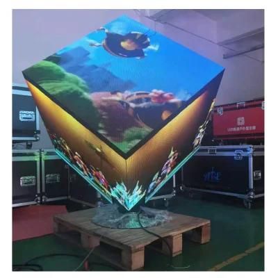 3D Video P3.91mm Cube LED Screen Magic Cube Display Stage Video Screen
