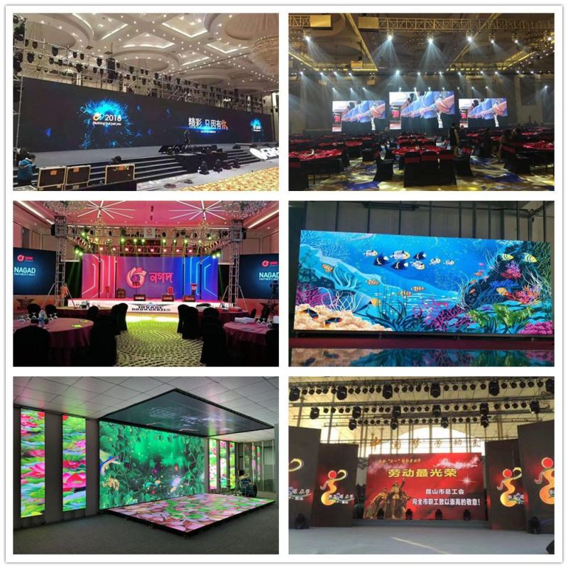 Indoor/ Outdoor Video Advertising Panel Electronic LED Display with Die-Casting Cabinet for Rental