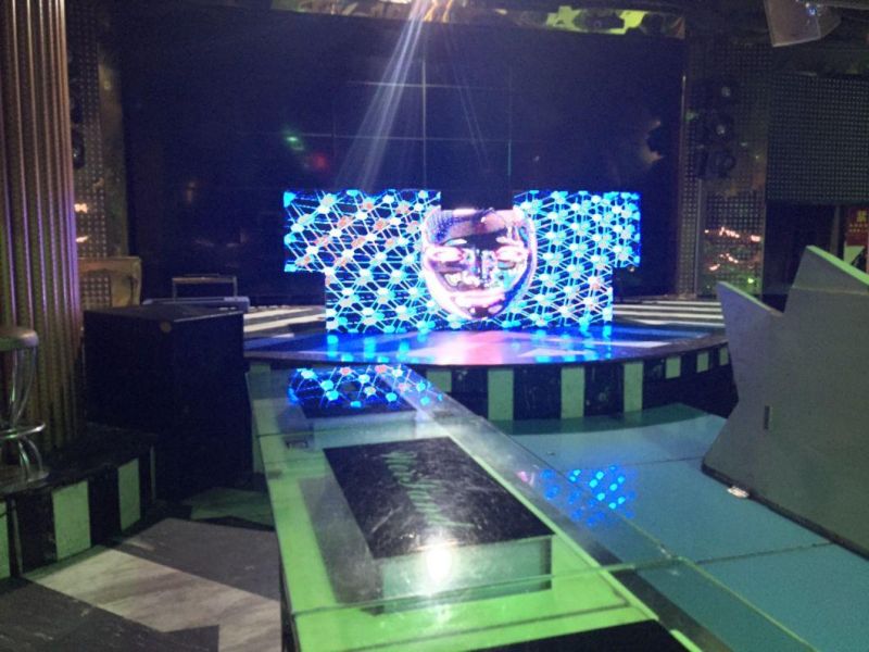 Hot Sale P2 P3 P4 P5 Creative LED Display Irregular DJ Booth for Event