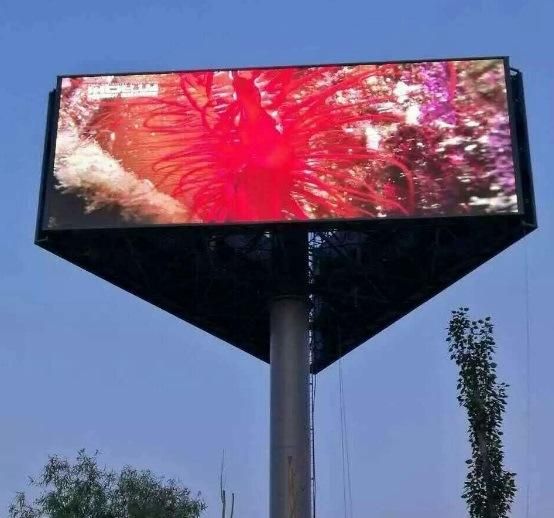 New Design Outdoor Waterproof Three Sides Advertising LED Display