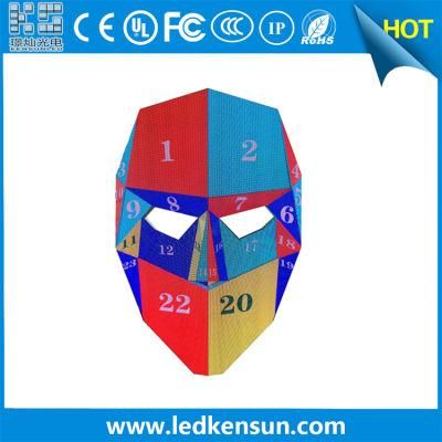 New Design Cutsomized Specail Shape P4 Face Shape LED Screen