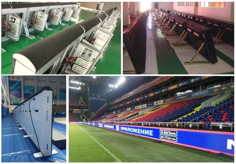 Full Color Outdoor Stadium Perimeter Advertising Football LED Display