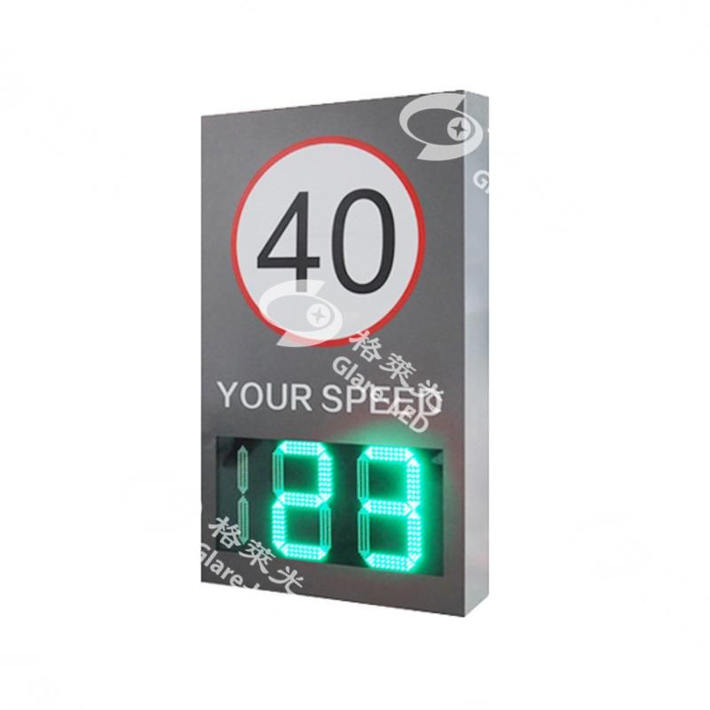 Traffic Feedback Signs Display LED Solar Radar Limit Your Speed Sign