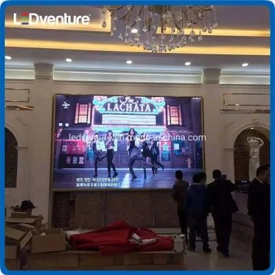 Indoor Full Front Service P7.62 Advertising LED Display